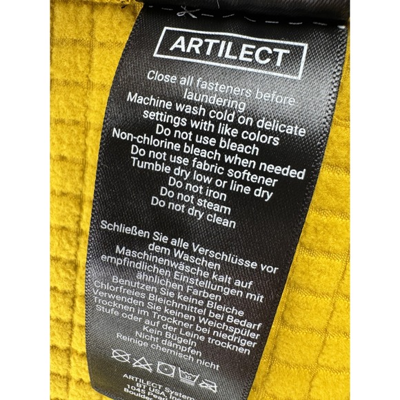 Artilect VaporLayer Jacket Mens XL Yellow Black M-Intersect Doubleweave Hooded - Picture 13 of 16